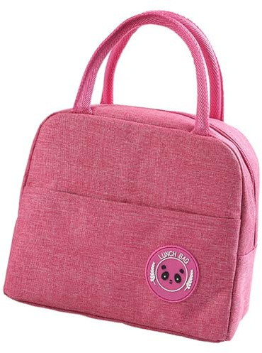 Naroote Box per il Pranzo, Cooler Leaf Aound Termal Cooler Coolbo da Cibo Ad Alta capacità Borse per il Pranzo per la Spiaggia da Picnic da Picnic (rosa)