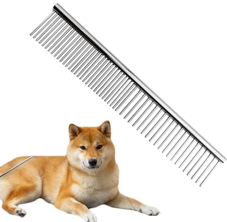 Raypontia Hundekamm - Entwirrbürste Haarentferner Für Haare - Entwirrbürste mit abgerundeten Zähnen für kurz- und langhaarige Hunde und Katzen zur täglichen Reinigung Pflege für zu Hause
