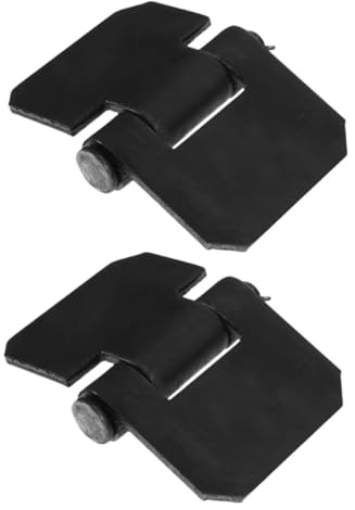 ROMISBABA 2 pièces Charnières de Porte Lourdes avec Détachable Charnières Métalliques Robustes pour Remorques et Portails Installation Facile pour Portes de Camping-cars et Rampes
