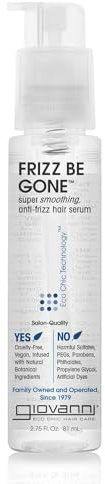 GIOVANNI Eco Chic Frizz Be Gone, Adds Shine, No Parabens, 2.75 oz (1 Pack)