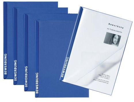 Pagna Bewerbungsset Score Basic, 3 Seiten, blau