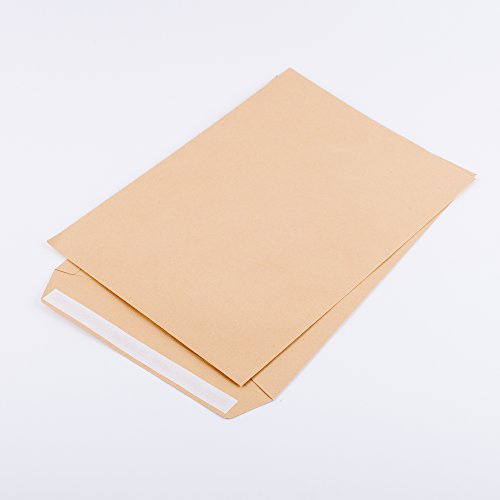 Versandtaschen DIN C4 229 x 324 mm braun 120 g/m² ohne Fenster haftklebend (161152) (250)