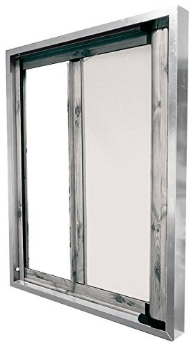 AWITALIA - Zanzariera Singola 55 scorrimento orizzontale (made in Italy) vari colori e prodotta su misura con dimensioni a partire da 100x200 cm (larghezza x altezza)