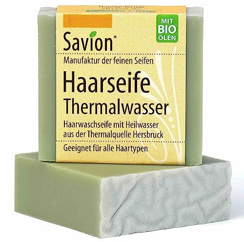 Savion - Jabón capilar de agua termal, 85 g
