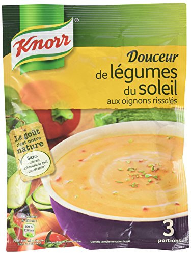 Knorr Soupe Douceur de Légumes du Soleil pour 4 Personnes 85 g - Pack de 12