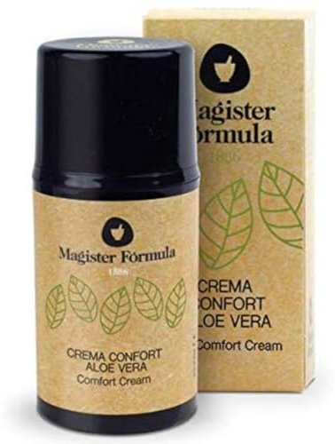 Aloe Vera Comfort Feuchtigkeitscreme 50 ml | 100% reines Ölextrakt | Alle Hauttypen | Gesichtsregenerierend | Anti Aging, Anti Falten und Anti Flecken | Frau und Mann | Magister Formula