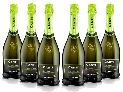Sant'Orsola - Prosecco D.O.C. Millesimato Biologico, da Uva Glera, Gusto Fresco con Note Minerali, 6x750 ml