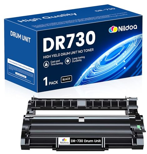 DR-730 DR730 Drum Unit [Not Toner] Replacement for Brother DR730 DR-730 DR 730 HL-L2370DW MFC-L2710DW MFC-L2750DW Printer Drum, 1 Pack