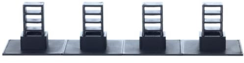 Overdrive-Racing Stützen für Carrera Digital 124/132 / EVO - Schwarz - Kurven Geraden Brücken Überfahrten, Stützensystem:Set 6 - Stützen Größe S