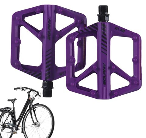 Generisch Fahrradpedale,Flachpedale | Flaches Rennrad-, leicht,Professionelles Fahrradzubehör, Mountainbike-Teileadapter mit abgedichteten Lagern