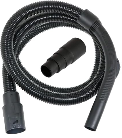 SPARES2GO Hose for Vacmaster Multi 20 20L Power 30 30L PTO Wet & Dry Vacuum Cleaner (2.5m) + Tool Adaptor