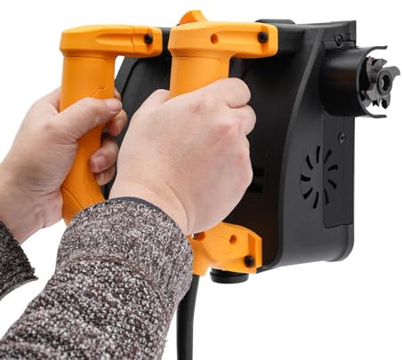 Raboteuse murale électrique 1200 W, raboteuse murale portative, fraiseuse à rainurer pour béton, avec câble (7,22 kg)