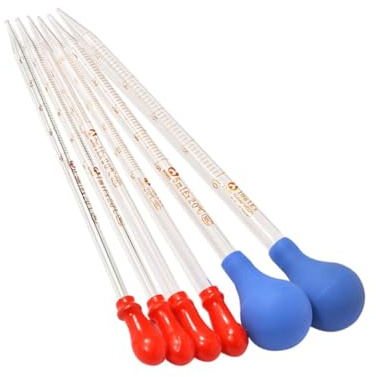 PLAFOPE 6piezas Goteros De Silicona Para Líquidos Gotero De Pipeta Vidrio Con Silicona De Colores Útiles Escolares y Domésticos