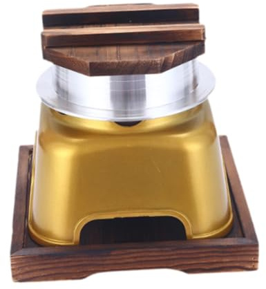 Gralara Japanese Rice Cooker Set for Outdoor Use And Gatherings, Gold 12.5 cm