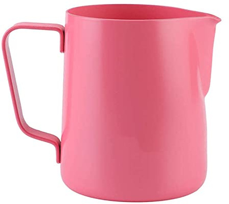 NEBE Gravy Boat Gravy Boat Stainless Steel Milk Froth Pot Coffee Cup Latte Milk Froth Pot Milk Frother Suitable for Restaurant Kitchen Gravy Jug(C)