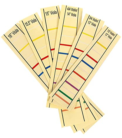 UPKOCH Cello Fingerpositionsaufkleber Gelb für 3/4 Cello Langlebiger Griffbrett Etikettenaufkleber Einfach Ablösbar zur Lernunterstützung Beim Cellospiel