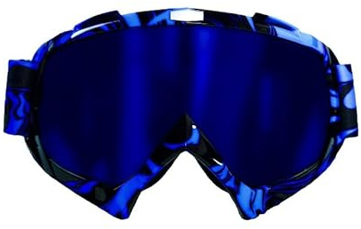 Mud Defeater Motor Motocross Brille Kinder AHP Motorradbrille Racing Googles Blau