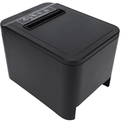 Funien 80 Mm Dual-Color-Thermo-Belegdrucker für Supermärkte, Restaurants, 72 Mm Druckbreite, USB + LAN-Anschluss, Connect System (EU-Stecker)