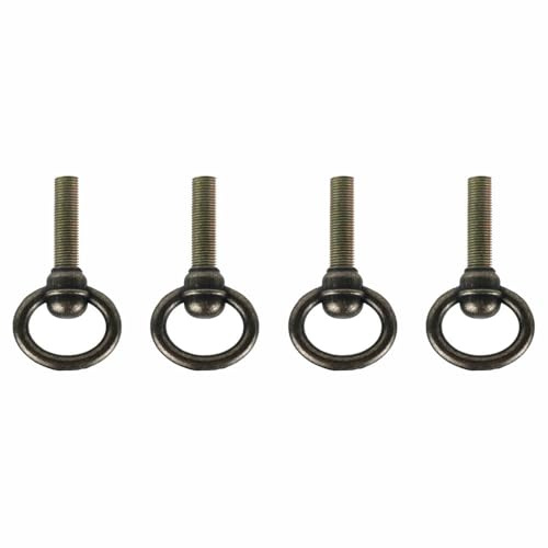 8 * 30 4 Pack Mirror Screws for Installing, Bronze Swivel Mirror Screws Iron Swing Mounting Bolts Hardware for Glass Signs, Cabinets and Wall Panels