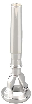 Jiawu Ansatztrainer für Saxophon, Klarinette, Posaune, Kupferversilberter Mundkrafttrainer für Trompete, Kornett, Lippenmuskelaufbau mit Abnehmbarem Gummiring