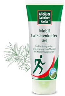 Allgäuer Latschenkiefer Mobil Latschenkiefer Gel - Kühlende Formel - Zur Einreibung und zur Unterstützung einer Massage bei Muskelverspannungen | 100ml