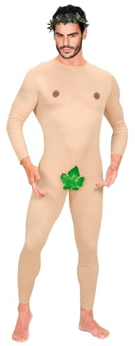 W WIDMANN MILANO Party Fashion - Costume Adam, tuta con copricapo, paradise, costumi in maschera