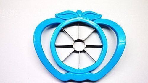 Patisserie Apfelteiler, Edelstahl mit Kunststoffrahmen, Birnenteiler Gourmet, Blau