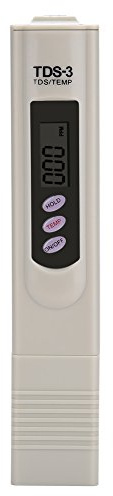 TDS Meter Tester digitale per acqua, TDS Meter, Misuratore di temperatura e misuratore di temperatura TDS 3 in 1 professionale, Poli solidi disciolti Penna misuratore di umidità Purezza di qualità Tes
