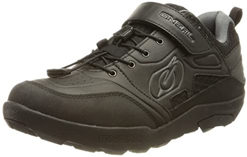 O'NEAL | Scarpe da Mountain Bike | MTB Downhill Freeride | Vegan | Ottimo Grip, Suola SPD, Sistema di Allacciatura Rapida, Traspirante | Scarpa Traverse SPD | Adulto | Nero | Taglia 43