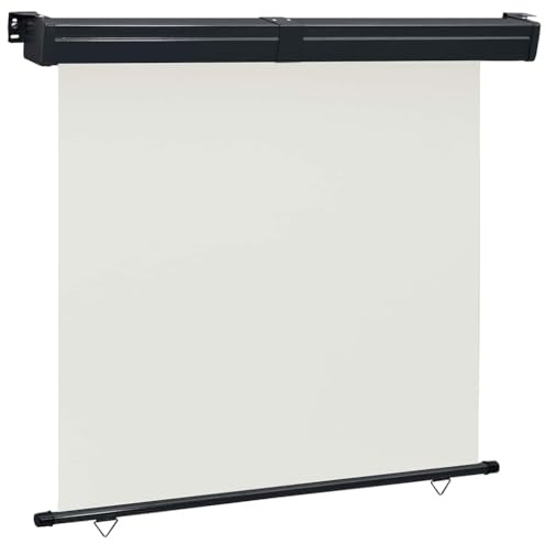 vidaXL Balkon-Seitenmarkise 165x250 cm Creme