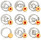 Ensemble de Emporte-pièces de Noël, 9 Pcs Emporte Piece Patisserie, Forme Biscuit Noel, Emporte-pièces en Acier Inoxydable pour Décoration de Gâteau Fondant Biscuit Cookie Pâtisserie