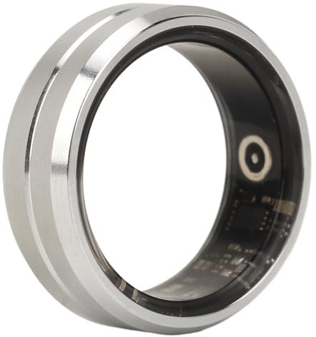 Goshyda Smart Ring Health Tracker, Fitness Sleep Heart Rate Tracker Smart Ring, Bluetooth Health Tracker Ring con Aplicación de Control Remoto de Disparo, IP68 a Prueba de Agua, para OSX