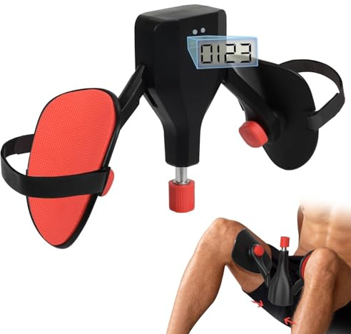 Entraînement des Muscles du Plancher Pelvien pour Hommes, Pince à Jambes Multifonctionnelle de Réparation du Plancher Pelvien avec Compteur, Exerciseur de Muscles de Cuisses Ajustable à 360°