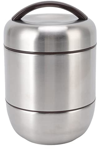 Caja de Almuerzo Acero Inoxidable 4 Capas 1.5L T¨¦rmica a Prueba de Fugas Port¨¢til para Oficina Escuela