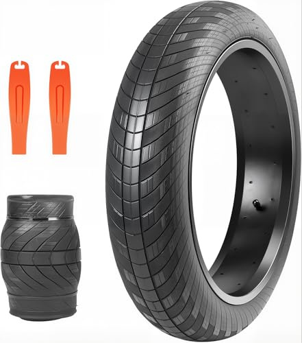 ZUKKA 1er-Pack Fat Bike Tires,E-Bike Reifen 20 Zoll 20x3.0 Fat Reifen Mantel 76-406 für E-Bike Mountainbike Heavy Duty Hochleistungs-Verschleißfestes E-Bike Mountain Snow Bike