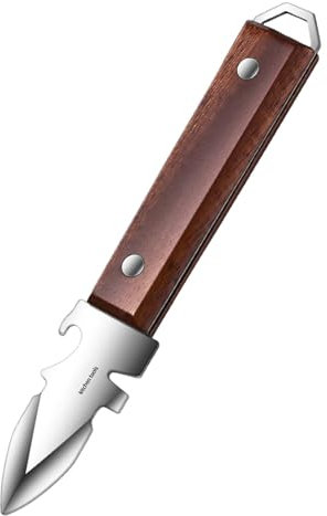 Coltello Per Ostriche – Coltello Per Scagliare Ostriche, Strumento Di Apertura Ostriche | Coltello Specializzato, Strumento Di Apertura Di Ostriche Portatile, Perfetto Per Capesante E Artigianato Di