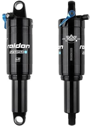 Amortiguador Trasero Bici MontañA 1 amortiguador trasero for bicicleta de montaña, 165 mm, 190 mm, 200 mm, con suspensión neumática y bloqueo de velocidad hidráulico Amortiguador Bicicleta(190x51mm)