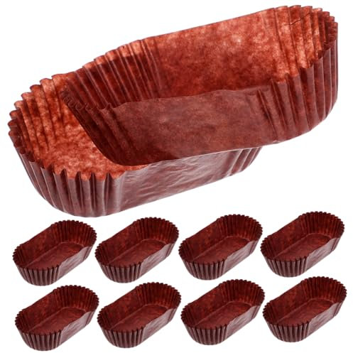 Alipis 1000 Pezzi Pirottini Ovali in Foglio Per Torte Forma a Barca Da Forno Resistenti a Temperature Elevate Per Muffin Cupcake e Decorazioni Per Feste