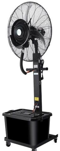 Misting Fan 42L Bucket Portable Fan With Water Spray Fans For Outdoors Patios Cooling 3 Speeds Timer Function Industrial Floor Fans Large Space(55cm/22in)