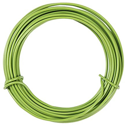 Toyvian 10m Fil De Et Flexible pour Cadre Escalade Fixation pour Pergola pour Fleurs Plantes Jardin Artisanat Vert Épaisseur
