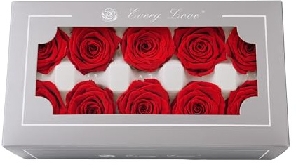 A Grade 3-4cm Konservierter Rosenkopf, Top Grade Natural Eternal 10 Stück/Box Echte Rosen, Ewige Rose für Muttertag, Valentinstag, Geburtstag, Geschenke, Hochzeit, Zuhause, Party, Dekoration, DIY