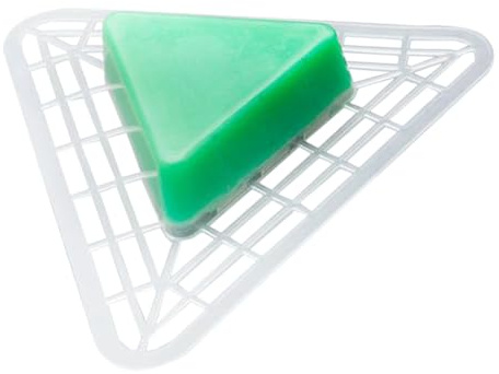 WOONEKY Pantalla de Urinario Desodorante, Plástico Verde, Fácil de Limpiar, para Baños y Restaurantes, Reduce el Olor Desagradable
