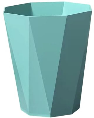 Colcolo Cubo de Basura pequeño, Moderno, sin Tapa, Ligero, Sencillo, para el hogar, Cocina, el Dormitorio y Oficina, Verde