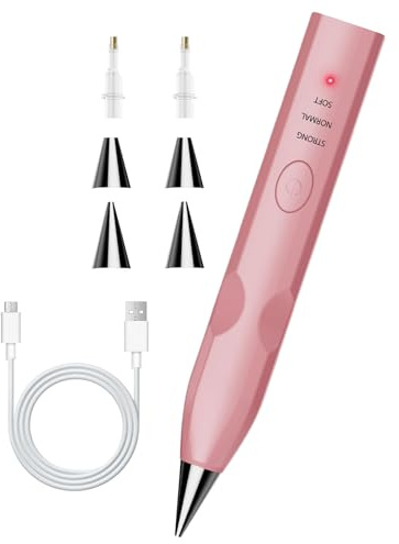 Gem Dot Pen - Stylo À Points De Perles De Forage Électrique À 3 Niveaux, Stylo D'art Artisanal Rechargeable Sans Fil Pour Les Sous-verres, Less Bijoux, La Broderie, Porte-clés, Projets