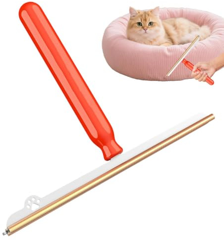 Rastrillo Quitapelos De Mascotas – Para Alfombras Cepillo Escoba Rascador | Rascador Rastrillo Eliminador de Pelos Felinos para Sofá | Cama Alfombra Suelo Hogar Apartamento Dormitorio Mascotas De Para