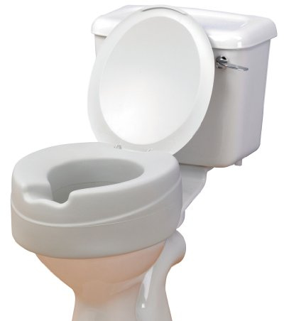 Homecraft Comfy Foam Raised Toilet Seat with Lid