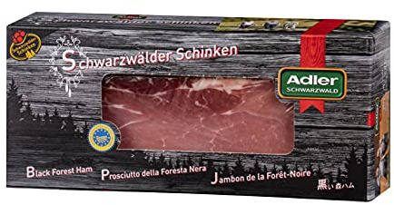 Schwarzwald Art Adler Original Schwarzwälder Schinken im Geschenkkarton, 500g