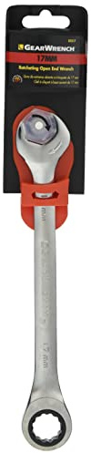 GearWrench Llave combinada de trinquete de extremo abierto de 17 mm, 12 puntos - 85517