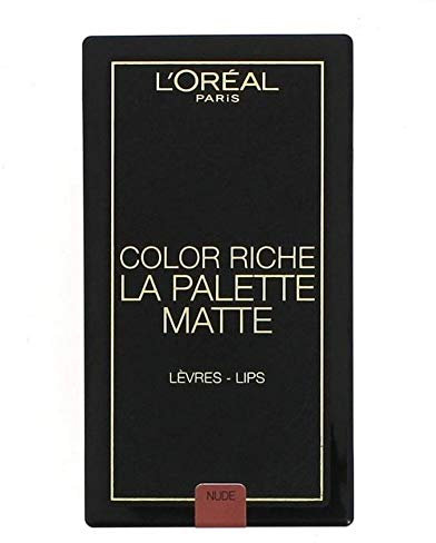 L'Oreal Color Riche La Palette Matte 6 Colour Lip Kit-Nude