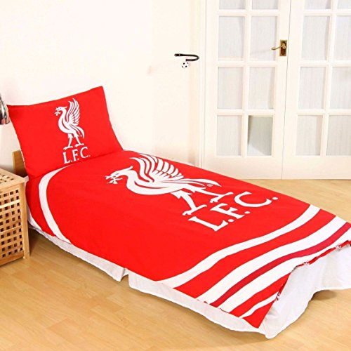 Children Liverpool F.C. Football Club Reversible Single Duvet Quilt Cover Set LIVERPOOL FC PRINT 135CM X 200CM